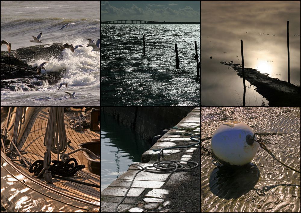 Cartes postales et montages photos de Bretagne - Photos Thierry Weber Photographe de Mer