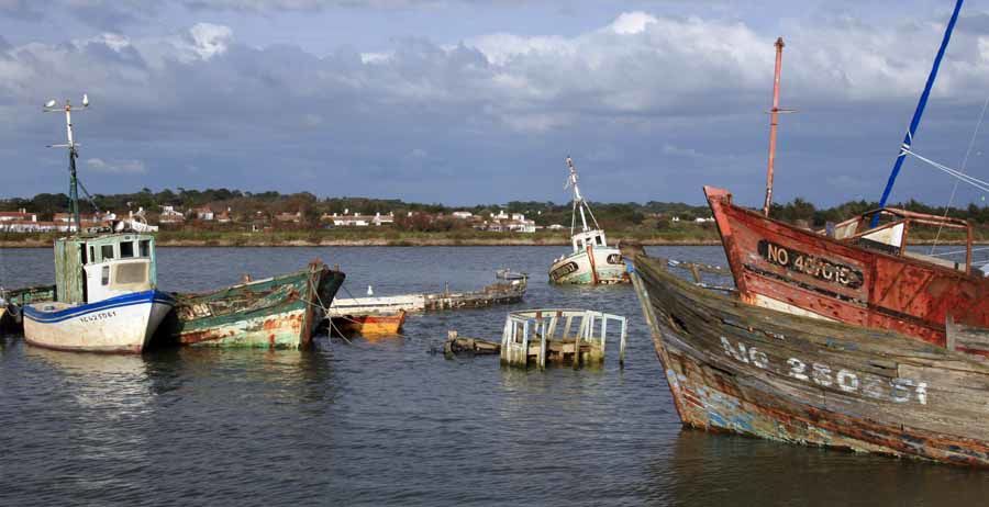 Cimetière de Bateaux en Bretagne - Photos Thierry Weber Photographe de mer à La Baule Guérande