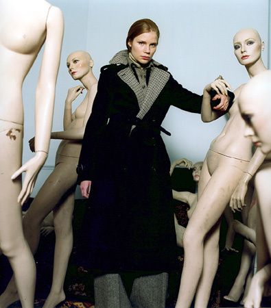 Fashion Story . 5 models, natural and "fashionized". ©Anne Deniau 1999