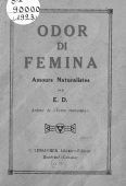 Odor di femina : amours naturalistes / par E.D., auteur de " Jupes troussées "