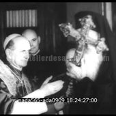 Vatican : le patriarche Athénagoras rend visite à Paul VI
