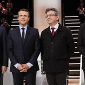 Présidentielle : Macron et Le Pen toujours en tête, Mélenchon rattrape Fillon, selon un sondage Harris Interactive pour France Télévisions