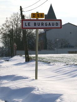 La neige au Burgaud
Janvier 2010