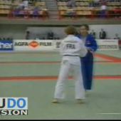 Video de judo : combat Meignan (FRA) - Werbrouck (BEL) - te-guruma - Championnats d'Europe Athènes 1993