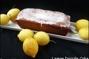 Lemon drizzle cake (Quatre-quart au citron)