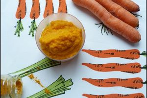 Purée toute douce à la carotte et au curcuma
