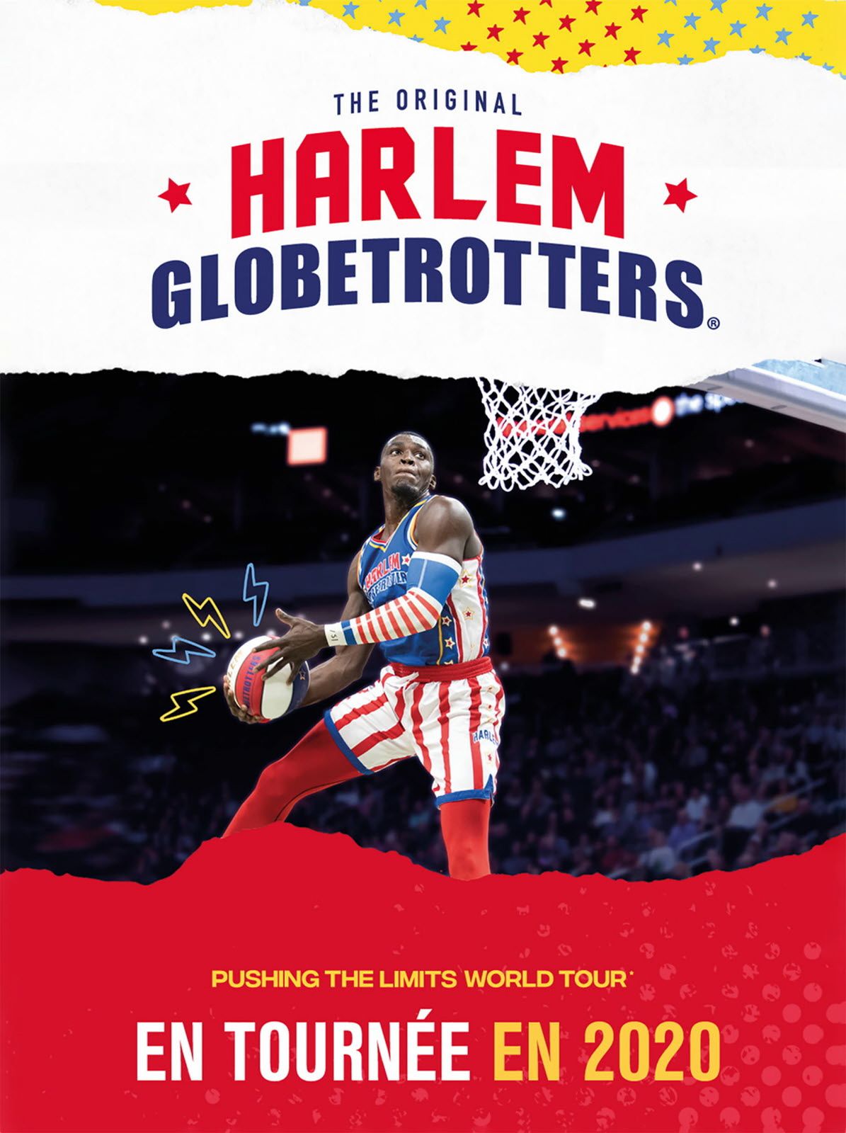 Harlem Globettrotters à Paris le 14/10 et en tournée française (15 dates)