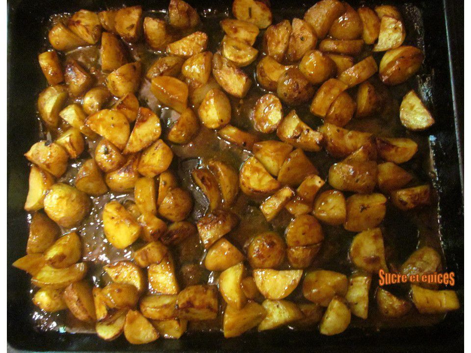 Pommes de terre cuites le lendemain avec la sauce restante