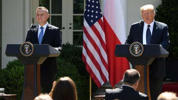 Trump Leans Toward Rewarding Poland With Some US Troops From Germany: Trump says US moving troops to Poland after meeting with Poland's Duda